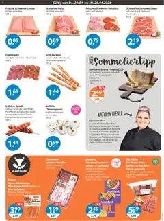V-Markt Angebote ab 23.04.2026 gültig | Seite: 3 | Produkte: Champignons, Rindfleisch, Steak, Frischkase