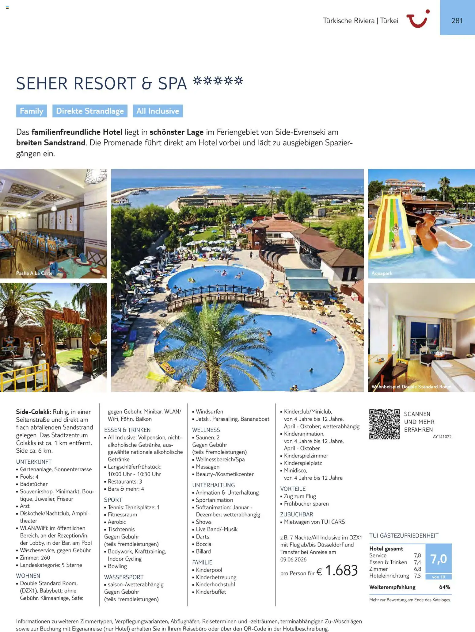 TUI Prospekt Südeuropa & Nordafrika 2026/27 – gültig ab 03.03.2026 | Seite: 281 | Produkte: Babybett, Uhr