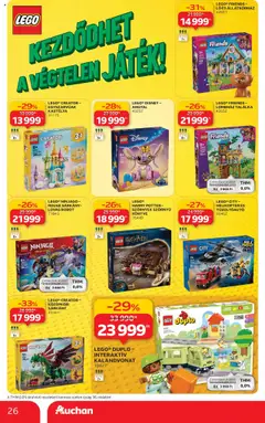 Auchan - Karácsonyi játék - amely érvényes a következő dátumtól: 24.10.2025 | Oldal: 26