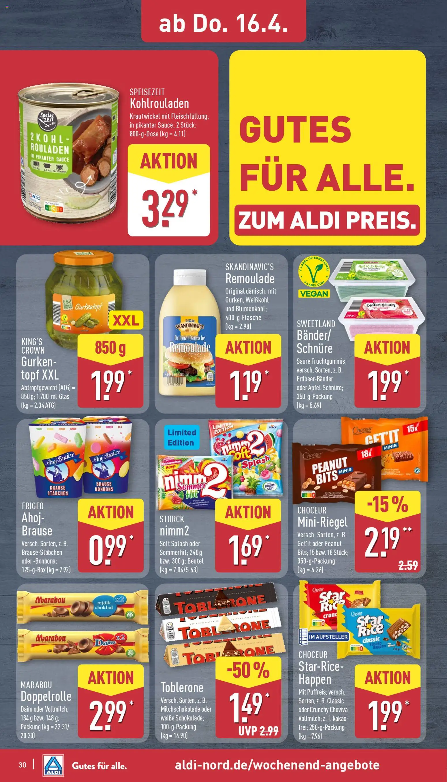 Aldi Prospekt 	 – gültig ab 13.04.2026 | Seite: 34 | Produkte: Mango, Wassermelone, Gurken