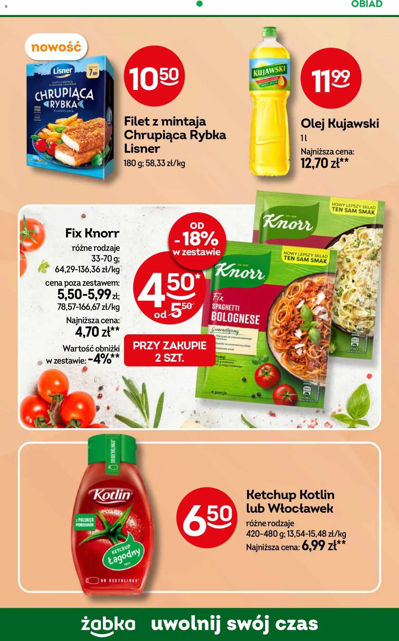 Żabka Gazetka - Codzienne produkty od 11.02.2026 | Strona: 16 | Produkty: Ketchup, Olej kujawski, Olej