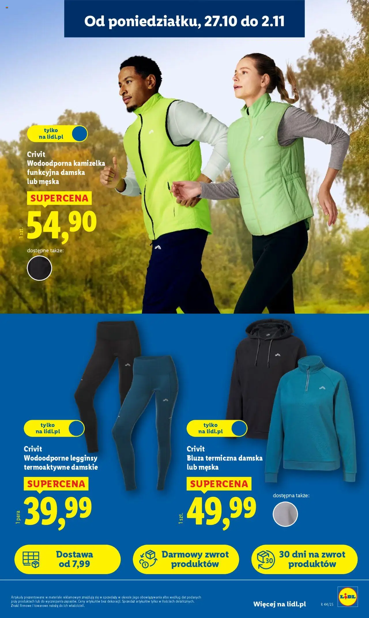 Lidl Katalog od 27.10.2025 | Strona: 7 | Produkty: Kamizelka, Legginsy