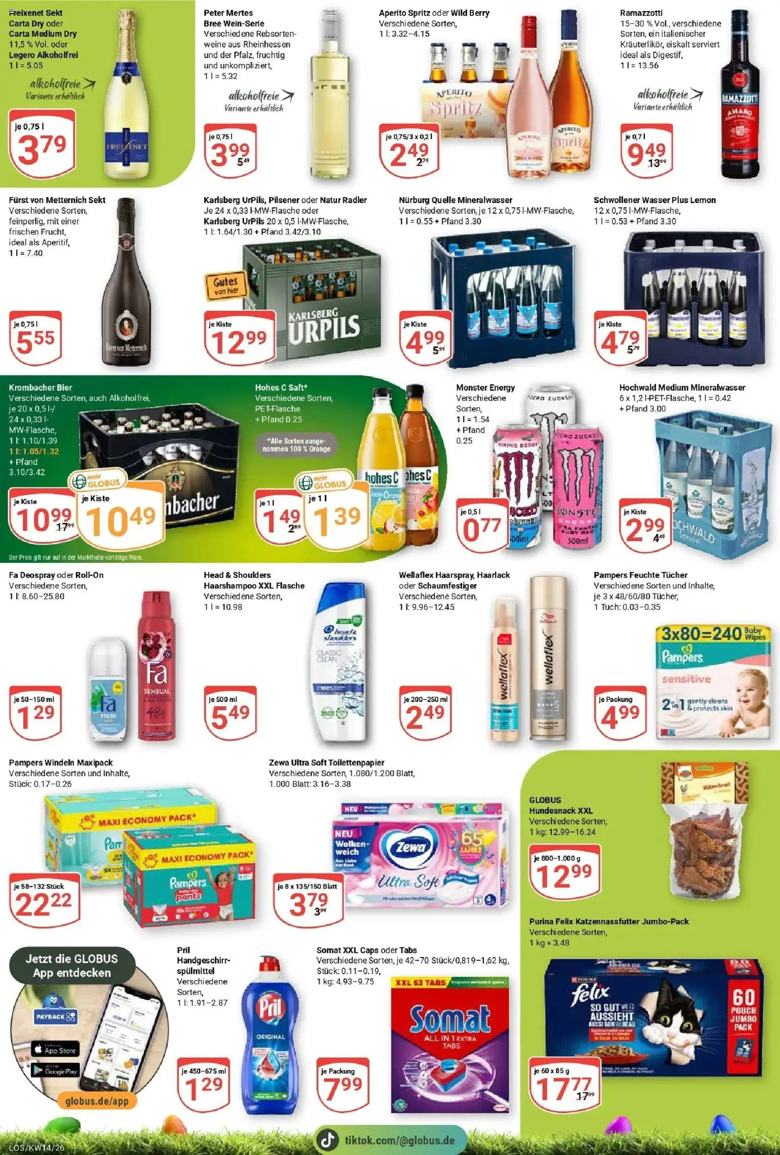 Globus prospekt Losheim Am See	 – gültig ab 30.03.2026 | Seite: 11 | Produkte: Radler, Wasser, Deospray, Pril