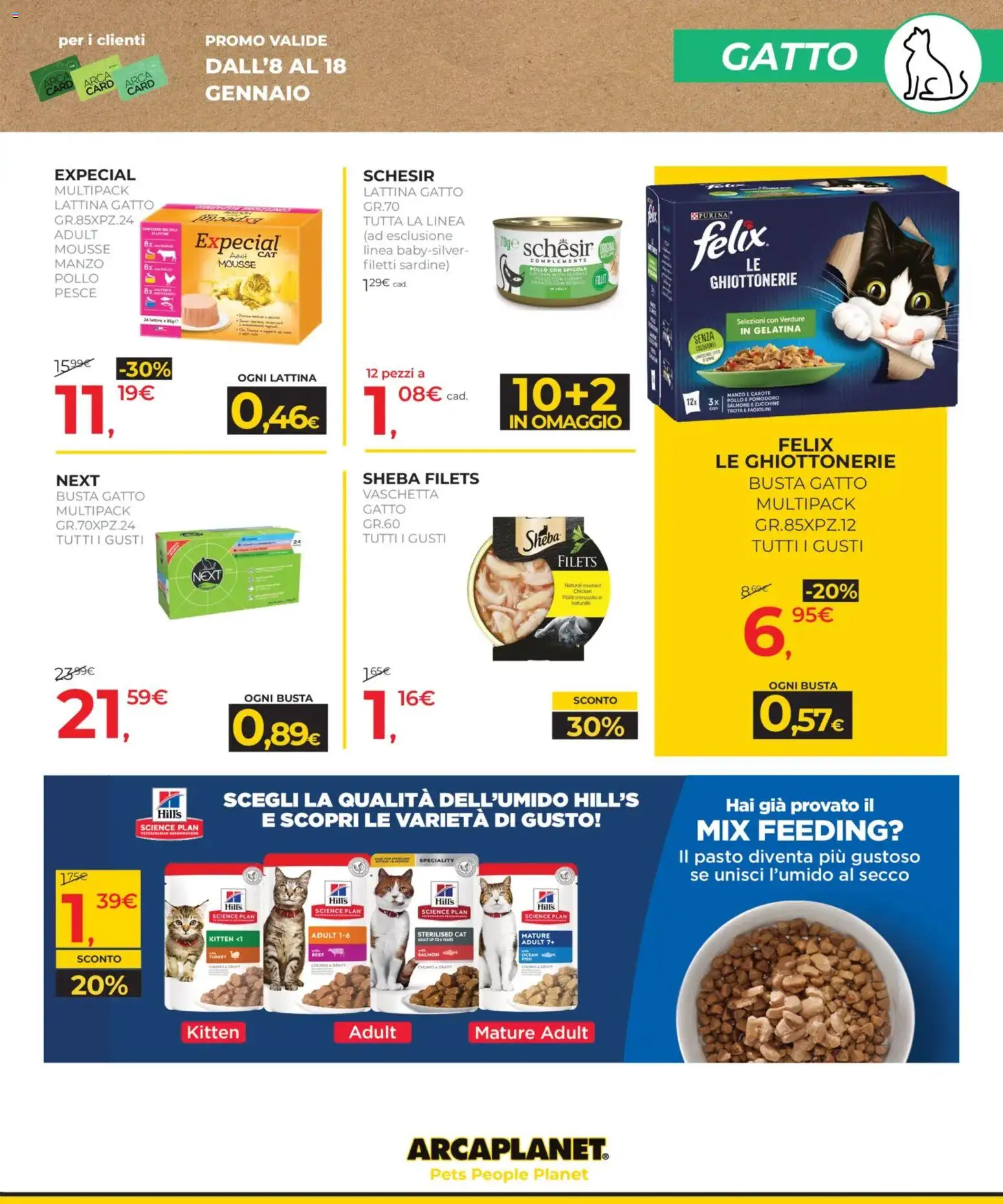 Volantino Arcaplanet del 08.01.2026 | Pagina: 5 | Prodotti: Manzo, Pomodoro, Carote, Polo