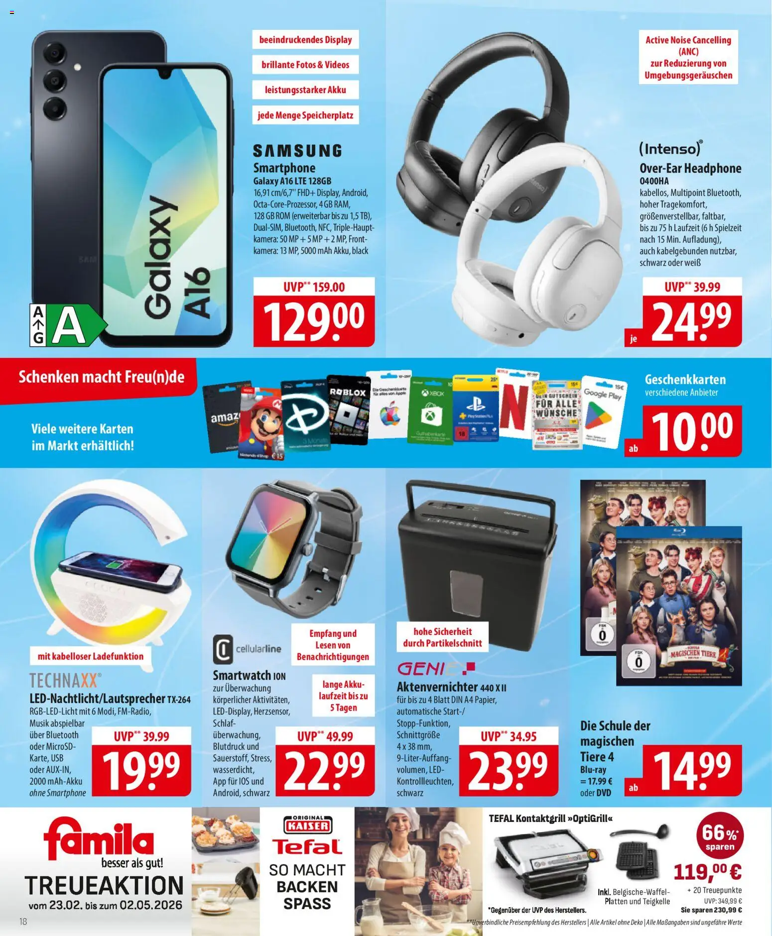 Famila Prospekt 	 – gültig ab 23.02.2026 | Seite: 18 | Produkte: Kamera, Xbox, USB, Dvd