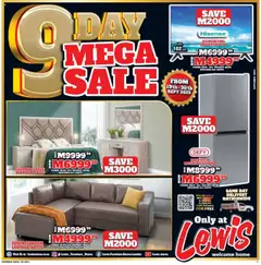 Lewis Stores specials catalogue – valid from 19.09.2025