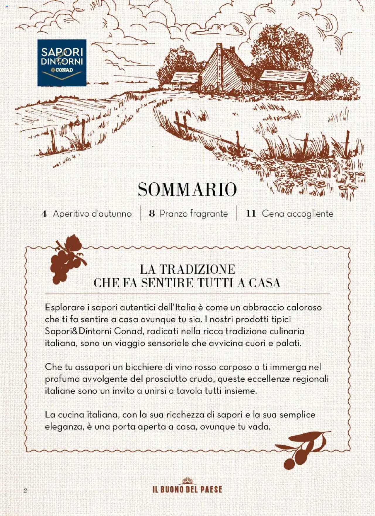 Volantino Spazio Conad del 22.10.2025 | Pagina: 2 | Prodotti: Prosciutto, Vino, Profumo, Aperitivo