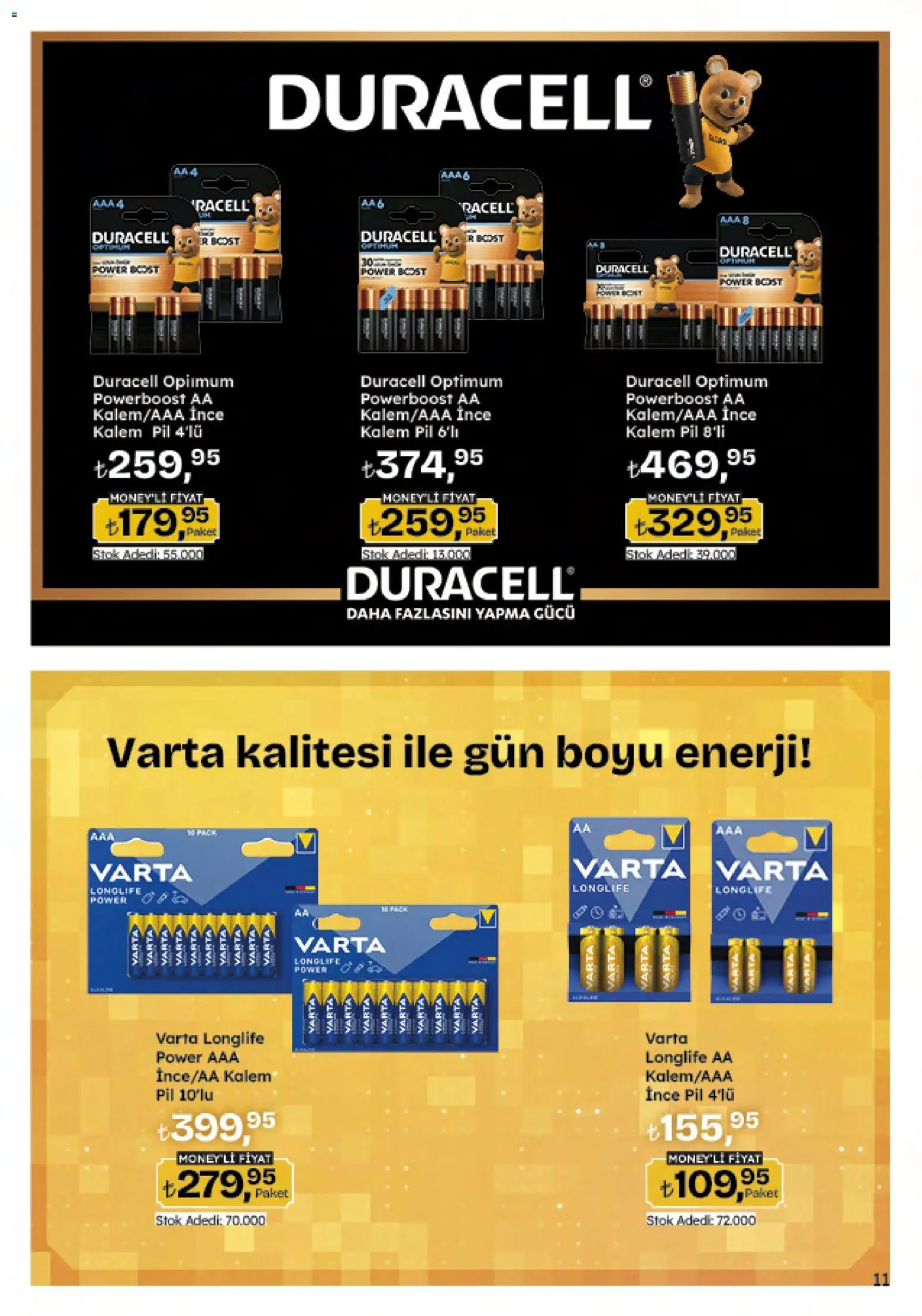 Migros Katalog - Migroskop - 12.03.2026 tarihinden itibaren geçerlidir | Sayfa: 126 | Ürünler: Pil