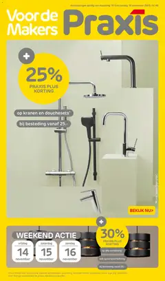 Praxis - Folder - Voorbeeld van een folder van Praxis, geldig van 10.11.2025