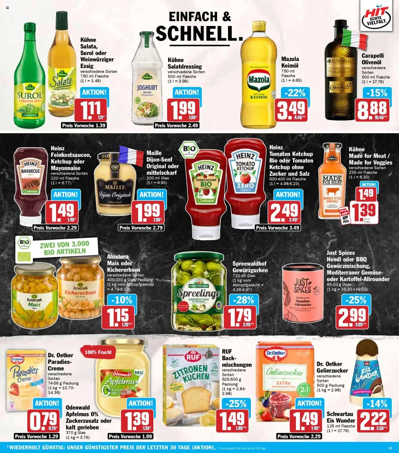 HIT - Berlin - gültig ab dem 11.08.2025 | Seite: 11 | Produkte: Joghurt, Salz, Kuchen, Zitronen