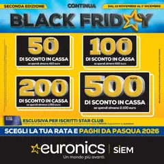 Anteprima del volantino Euronics Siem catalogo valido a partire dal 13.11.2025