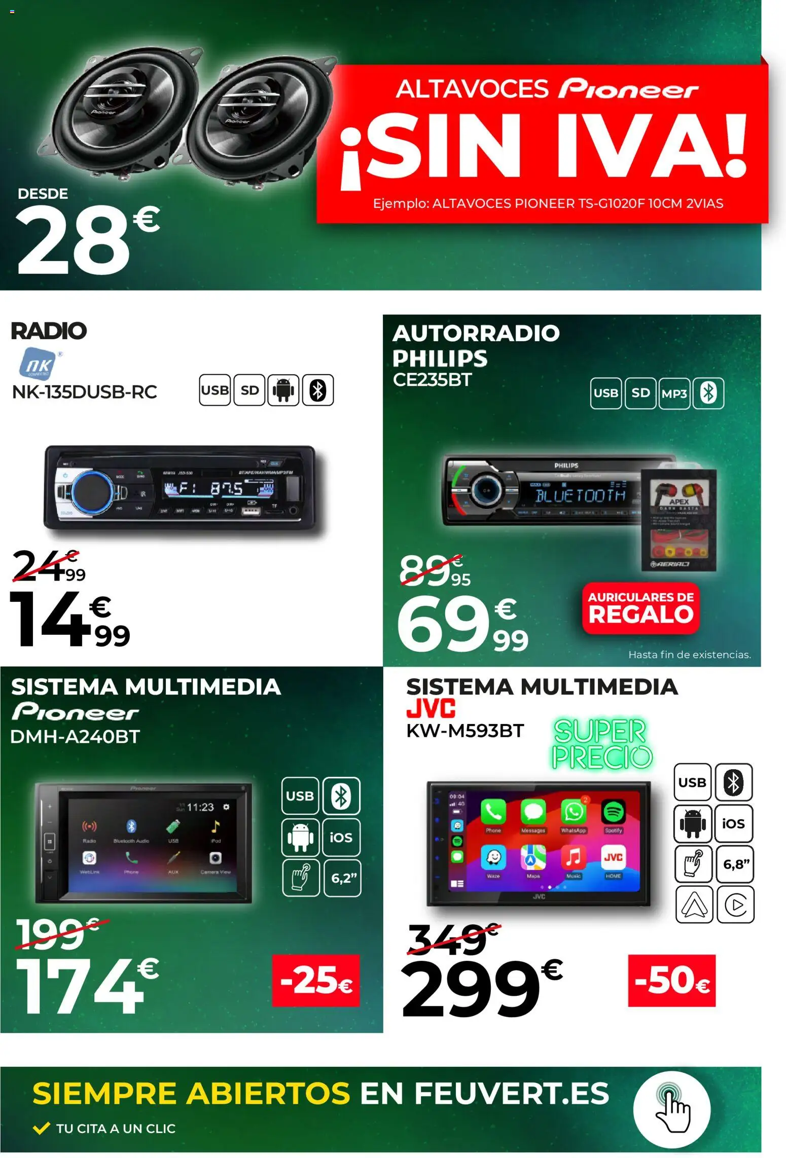 FeuVert Black Friday │ válido desde el 13.11.2025 | Página: 11 | Productos: Altavoces, Audio, Radio, Auriculares