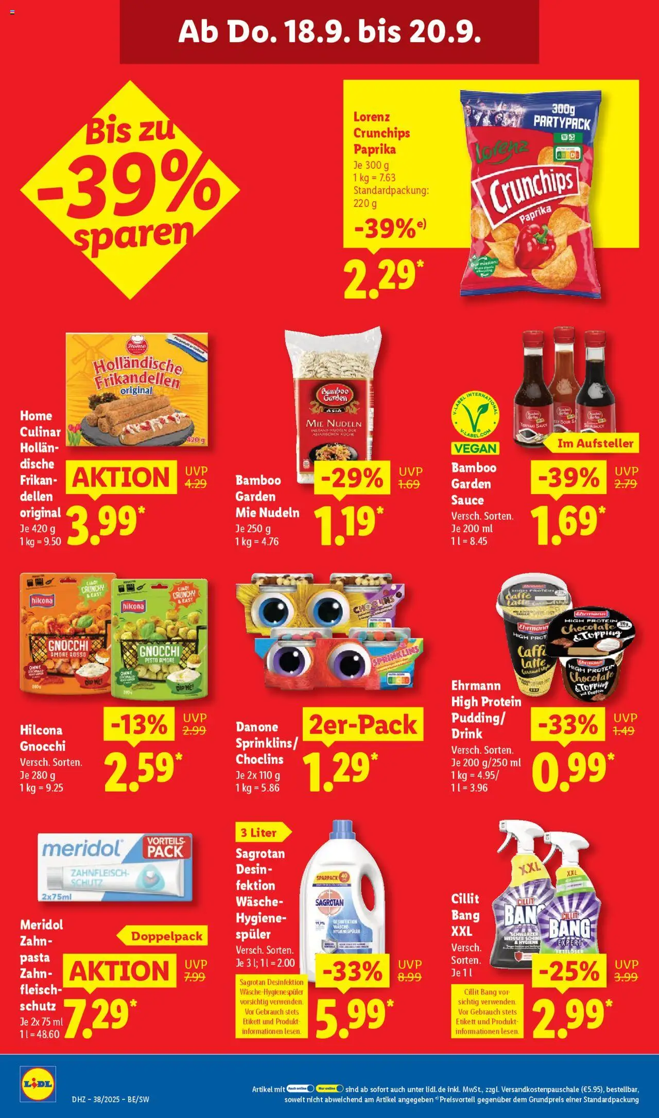 Lidl Prospekt Zossen – gültig ab 15.09.2025 | Seite: 64 | Produkte: Paprika, Pasta, Nudeln, Fleisch