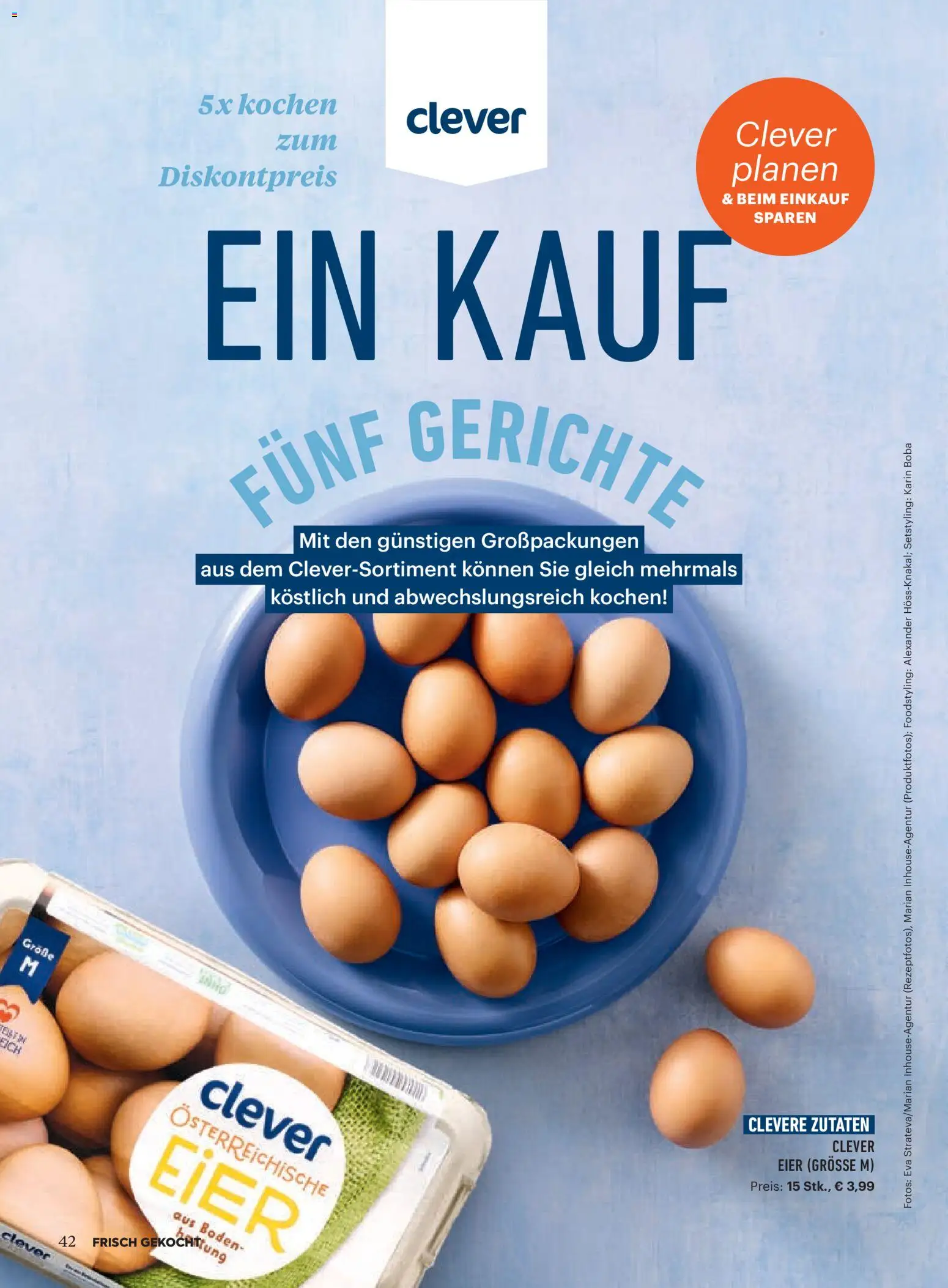 Billa  Frisch Gekocht gültig ab 01.01.2026 | Seite: 38 | Produkte: Eier