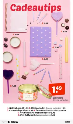 Wibra folder - Voorbeeld van een folder van Wibra, geldig van 27.04.2026 | Pagina: 6 | Producten: Pen, Chocolade