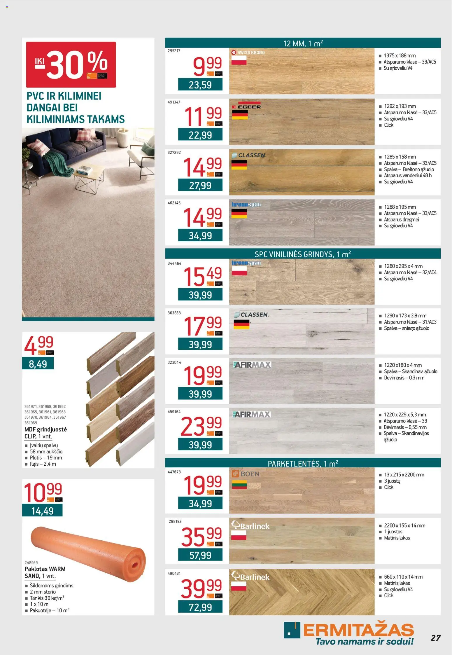 ERMITAŽAS akcijos nuo 04.05.2026 | Puslapis: 27