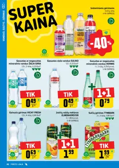 IKI leidinys│galioja nuo 18.08.2025 | Puslapis: 48 | Prekių: Gaivusis gėrimas, Mineralinis vanduo