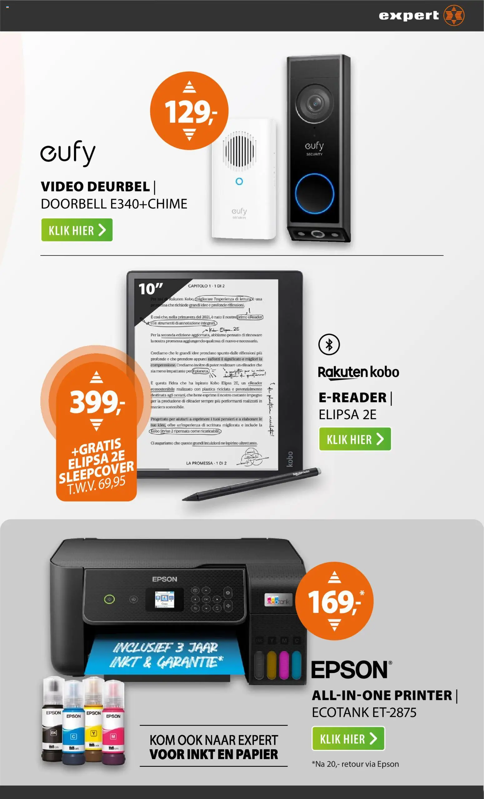 {H1} | Pagina: 7 | Producten: Kom, Printer, Video, Papier