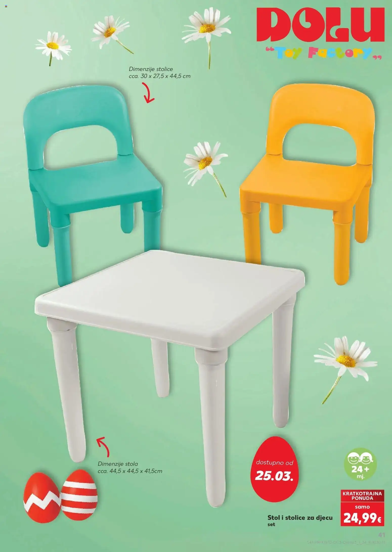 Kaufland katalog | vrijedi od 15.03.2026 | Stranica: 41 | Proizvodi: Stol