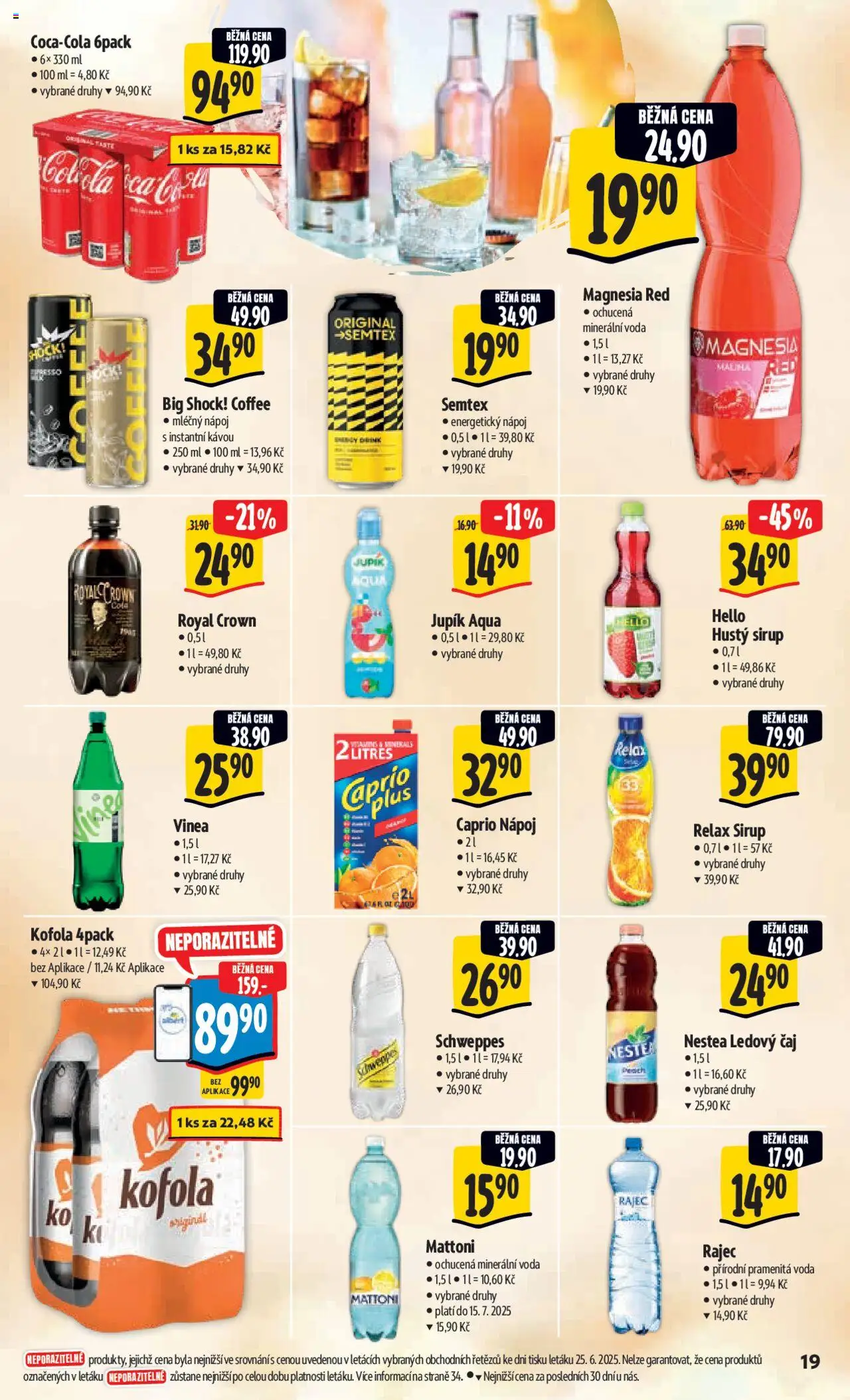 Albert leták - Hypermarket od 02.07.2025 | Strana: 26 | Produkty: Nestea, Magnesia, Ledový čaj Nestea, Minerální voda