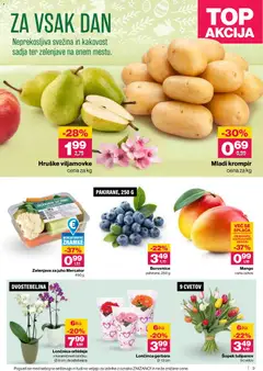 Mercator katalog akcije – veljaven od 02.04.2026 | Stran: 3 | Izdelki: Borovnice, Krompir, Mango, Hruške