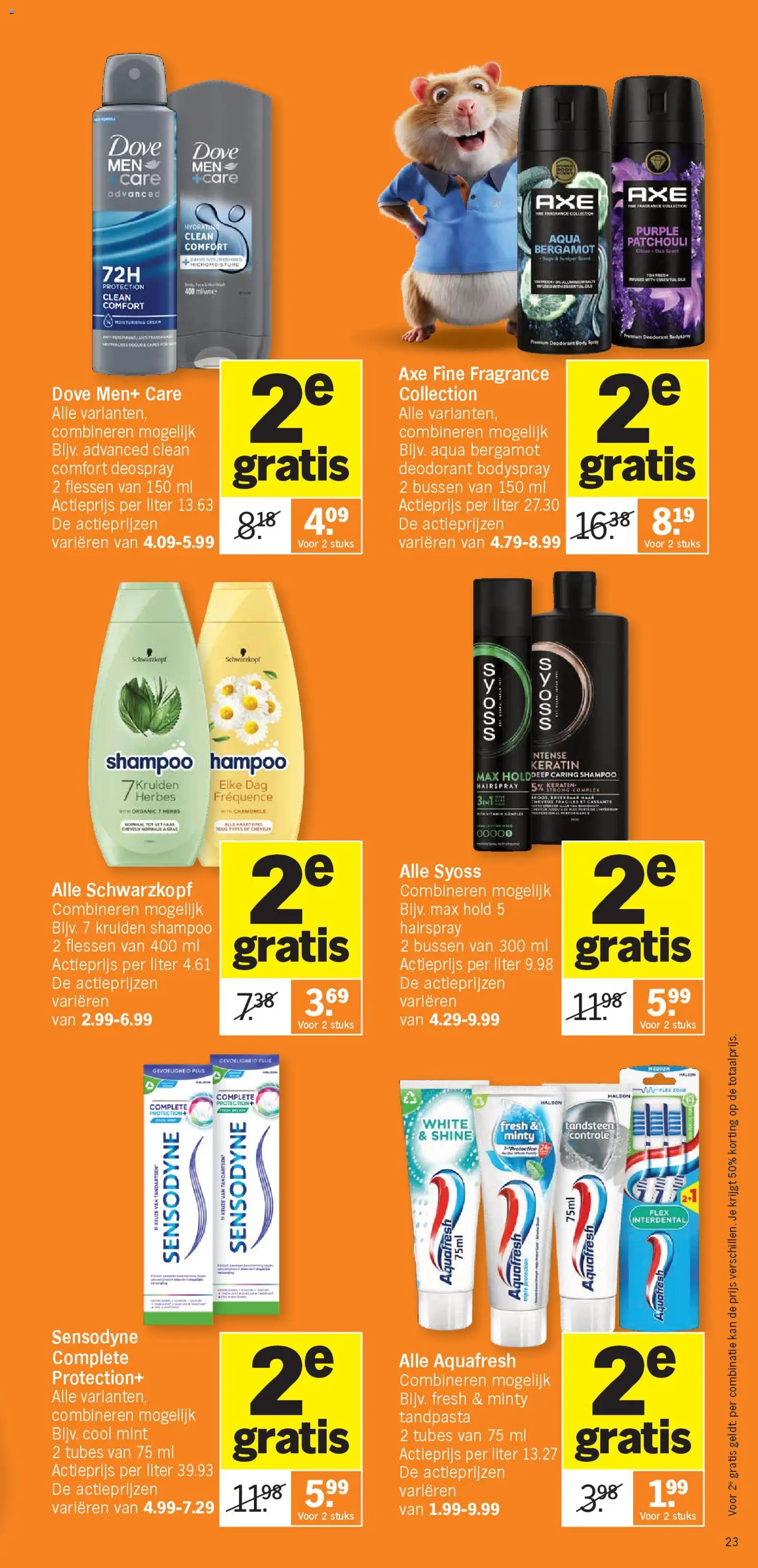 {H1} | Pagina: 23 | Producten: Shampoo, Deodorant, Tandpasta, Kan