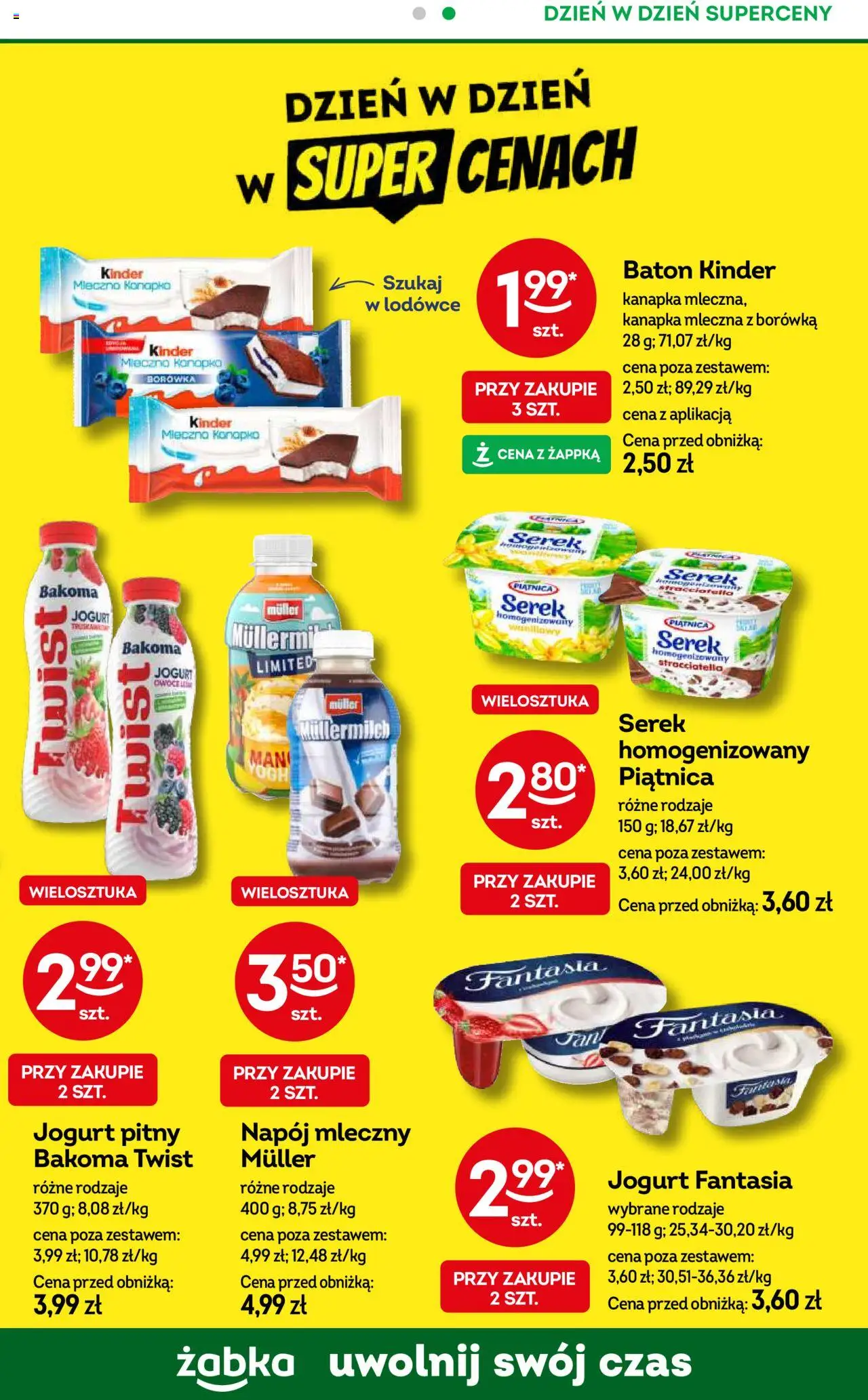 Żabka Gazetka od 18.06.2025 | Strona: 77 | Produkty: Jogurt pitny, Jogurt