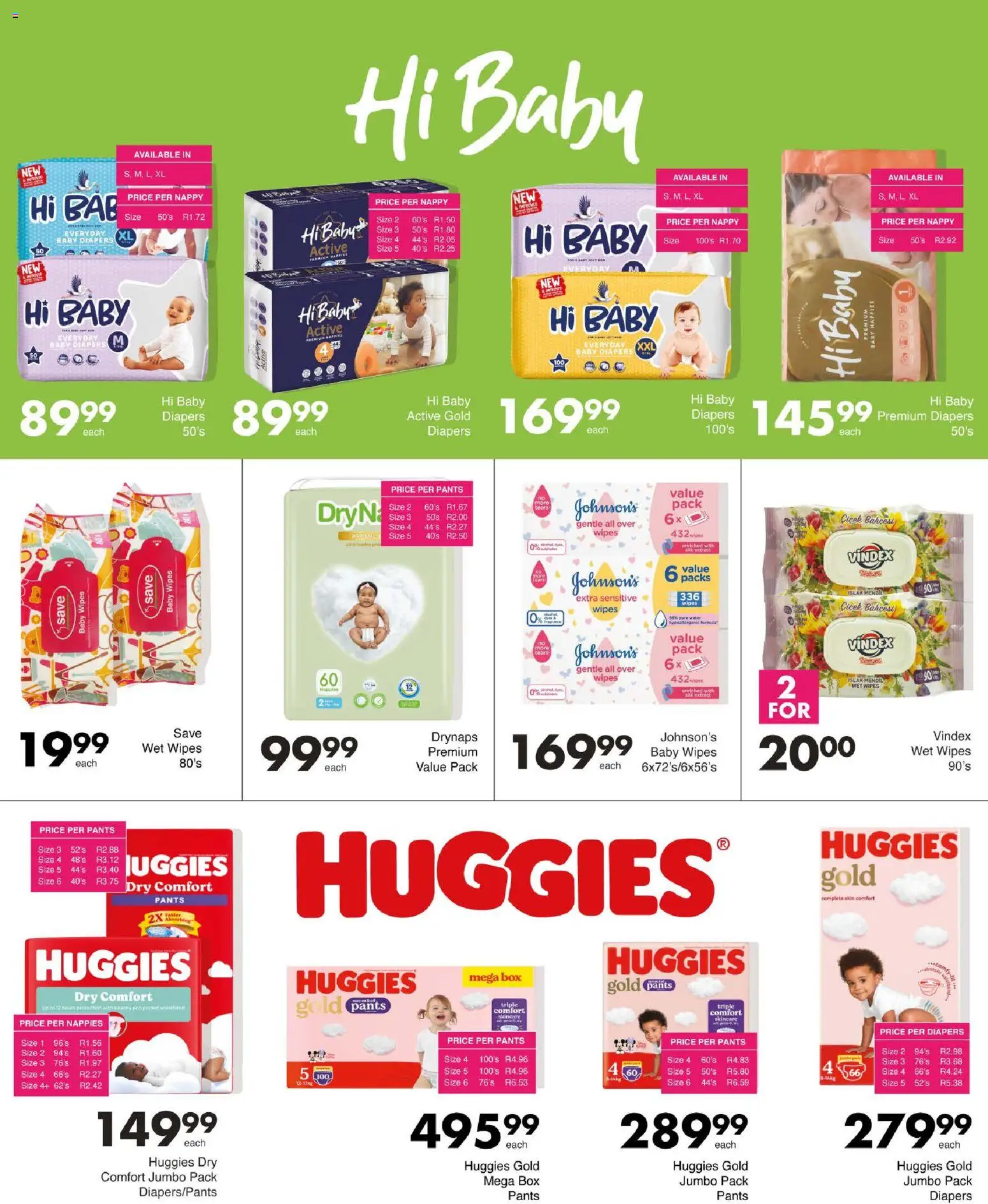 New Save catalogue – valid from 15.01.2026 | Page: 54 | Products: Pants, Box, Water, Nappies