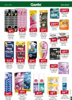 Náhled letáku Astur & Qanto leták - Velkoobchod 01/2026 od 01.01.2026 | Strana: 157 | Produkty: Voda po holení, Alpa, Žiletky, Gillette Mach3