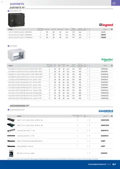 Rexel - Prévisualisation de Rexel - Catalogue conectis valide à partir de 10.04.2026 | Page: 157 | Produits: Interrupteur, Prises, Balai, Étagère