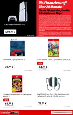 Saturn Prospekt 	 ab 10.02.2026 gültig | Seite: 10 | Produkte: Playstation, Sony, Uhr, Player