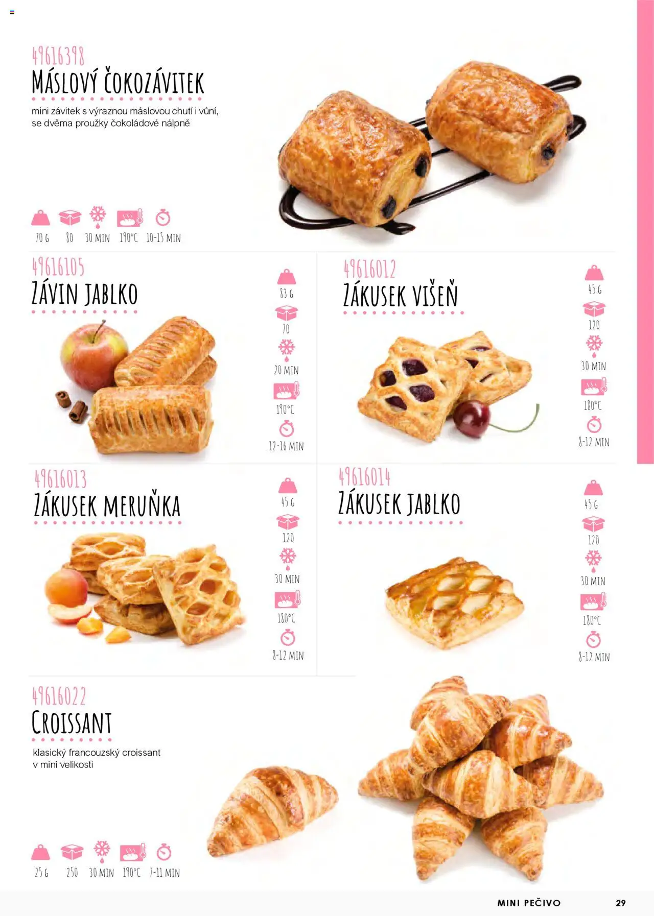Jip katalog - Pečivo 2025 od 01.01.2025 | Strana: 29 | Produkty: Apple, Pečivo, Croissant