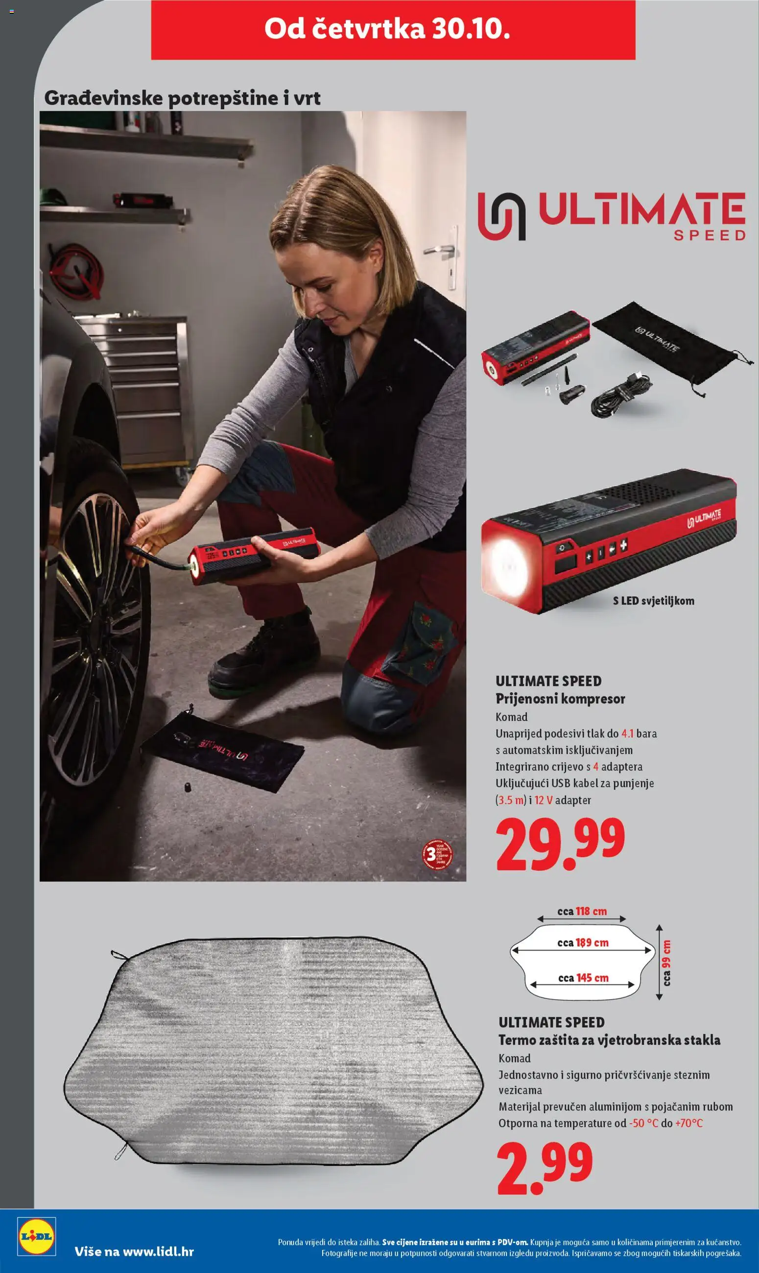 Lidl katalog | vrijedi od 27.10.2025 | Stranica: 40 | Proizvodi: Kompresor, Kabel, Adapter, USB