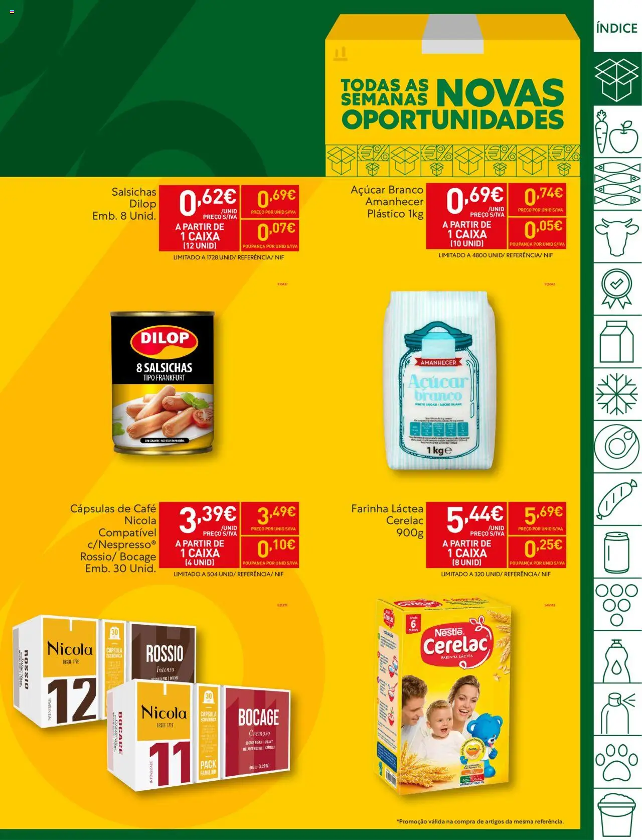 Recheio folheto │ válido de 12.08.2025 | Página: 3 | Produtos: Farinha láctea, Nestlé, Café, Açúcar