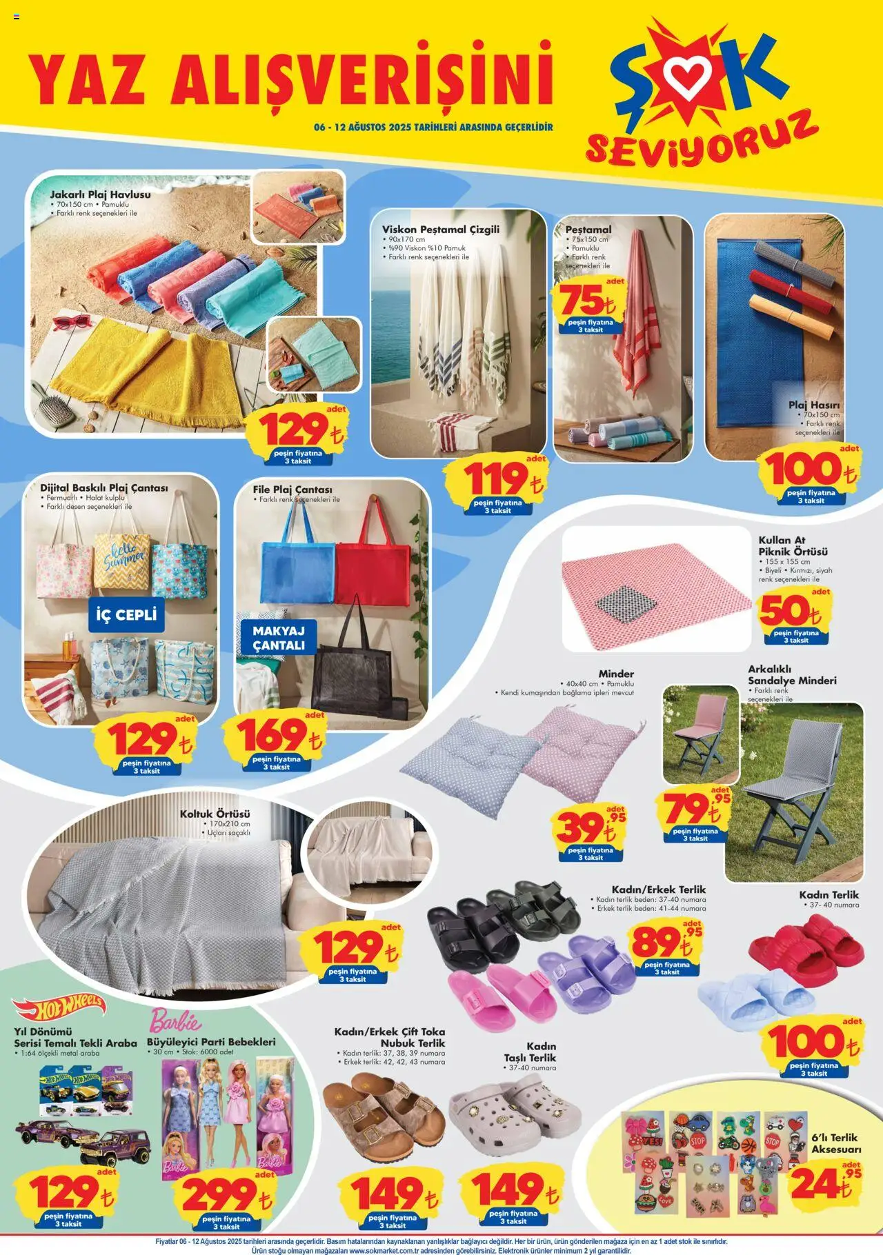 Şok Market Katalog - 06.08.2025 tarihinden itibaren geçerlidir | Sayfa: 4 | Ürünler: Koltuk, Sandalye, Terlik, Bağlayıcı