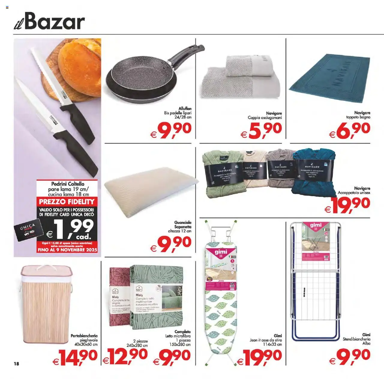Volantino Decò del 14.10.2025 | Pagina: 18 | Prodotti: Pane, Saponetta, Bagno, Tappeto