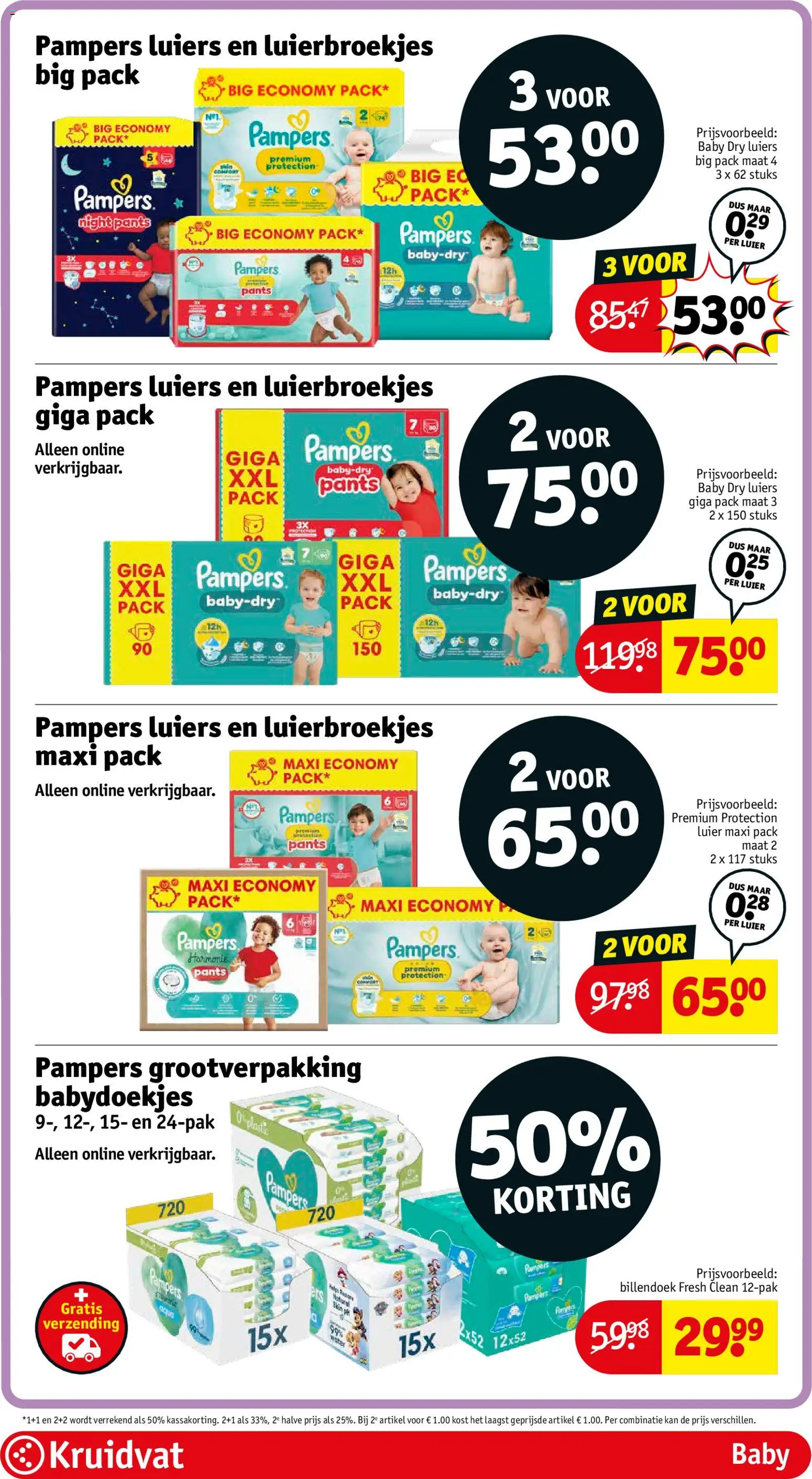 {H1} | Pagina: 47 | Producten: Kan, Pampers, Babydoekjes, Festék