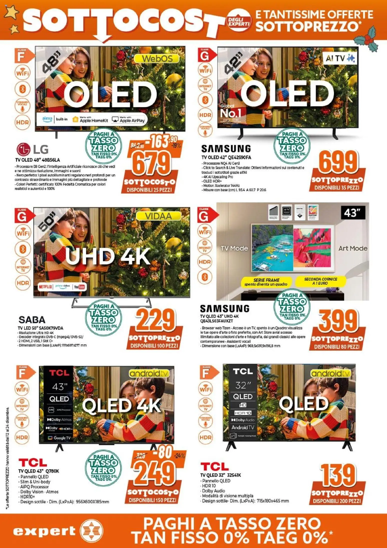 Volantino Expert del 12.12.2025 | Pagina: 13 | Prodotti: Decoder, TV, Audio, Samsung