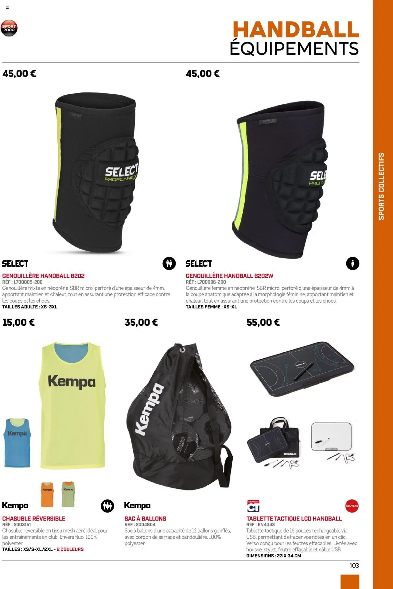 | Page: 103 | Produits: Tablette, Câble, Sac