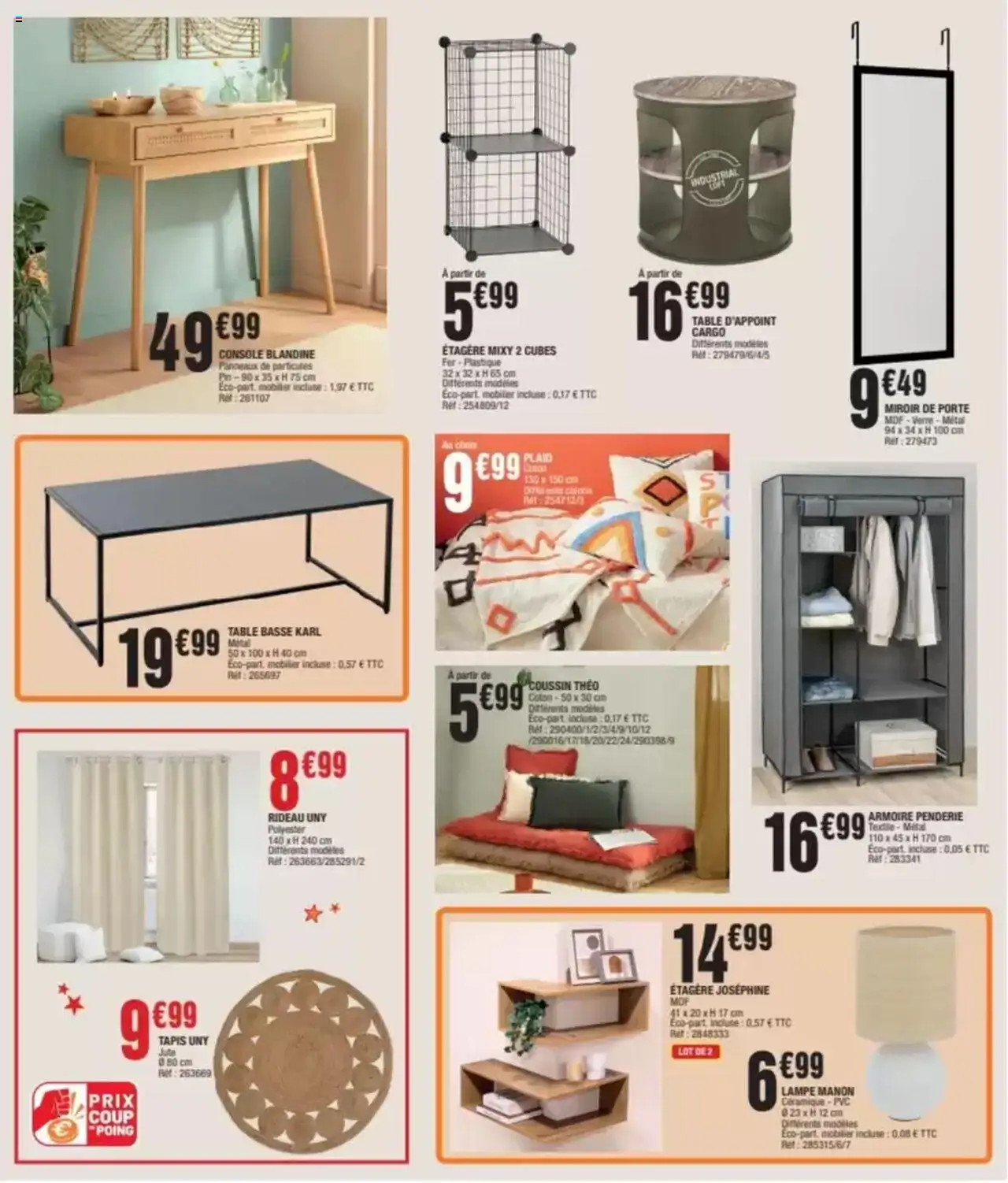  | Page: 2 | Produits: Coton, Étagère, Tapis, Lampe