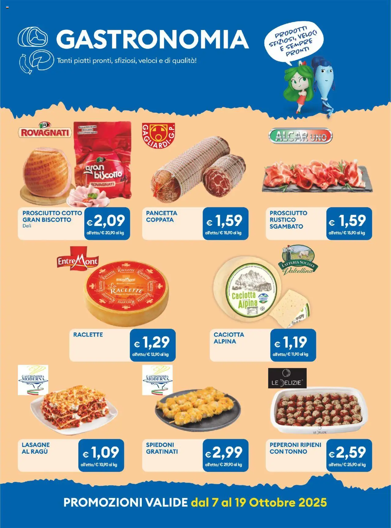 Volantino MD Discount del 07.10.2025 | Pagina: 18 | Prodotti: Prosciutto Cotto, Peperoni, Prosciutto, Ragú