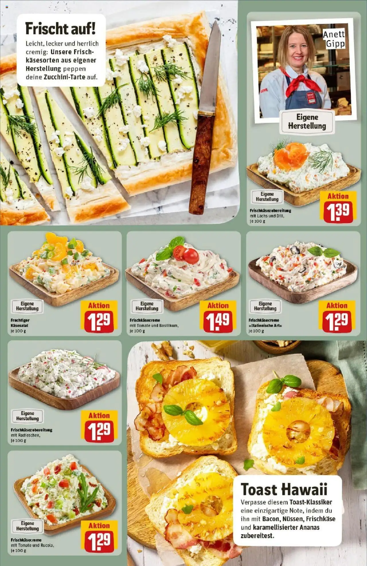 Rewe prospekt Michelstadt	 - gültig ab dem 13.07.2025 | Seite: 13 | Produkte: Toast, Lachs, Dill, Frischkase
