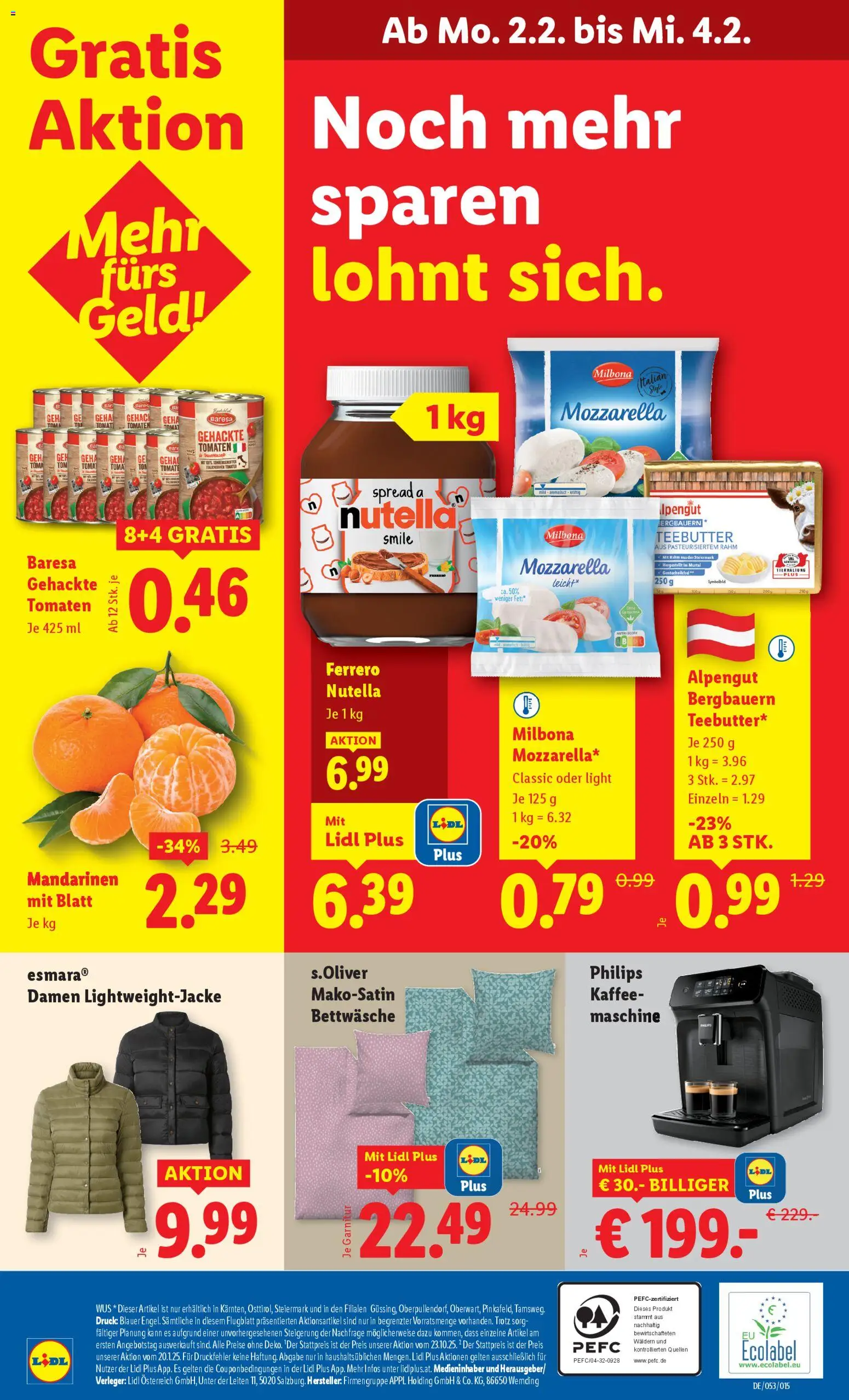 Lidl Flugblatt - Oberpullendorf, Güssing, Oberwart gültig ab 29.01.2026 | Seite: 44