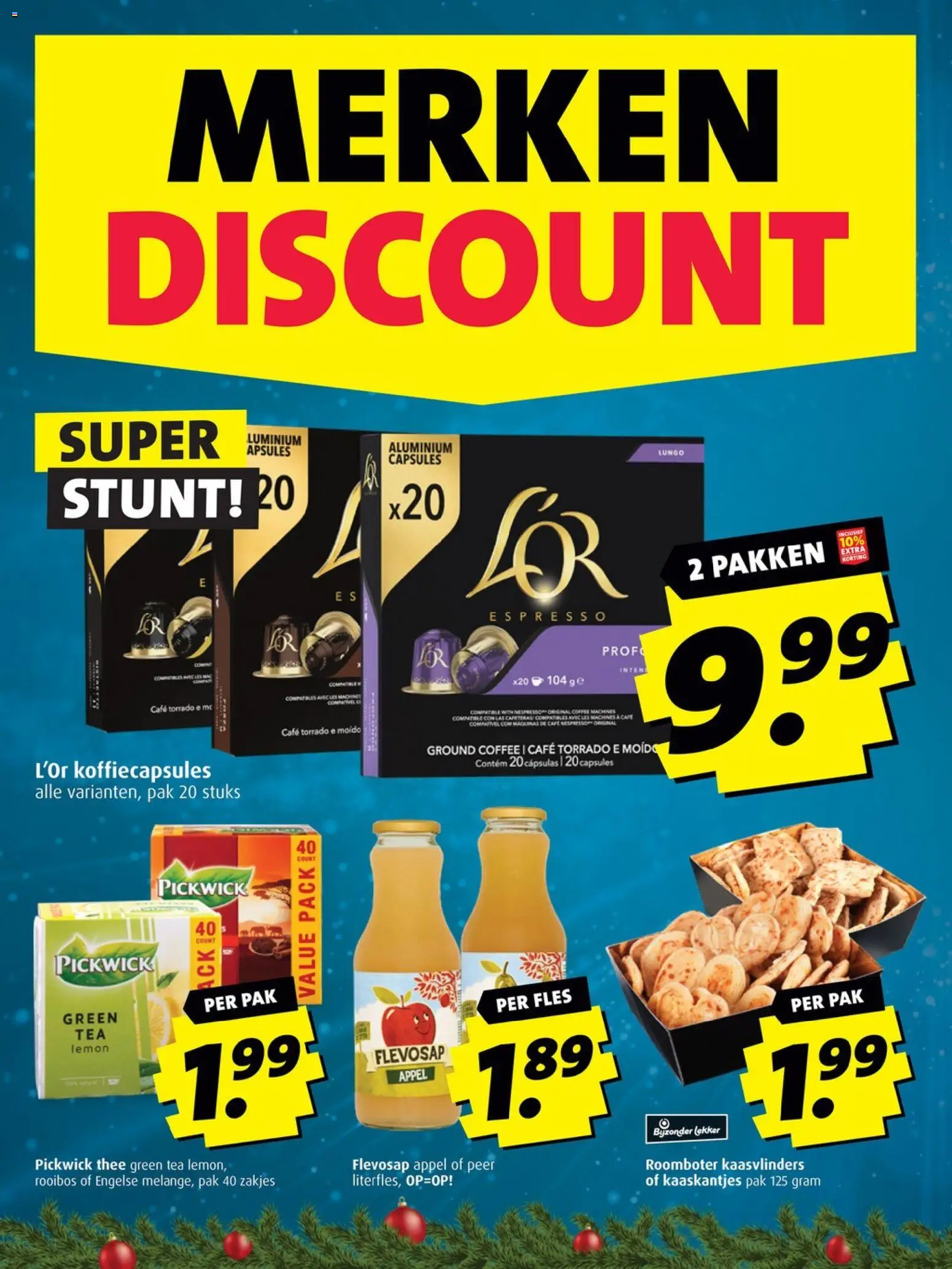 {H1} | Pagina: 18 | Producten: Thee, Koffiecapsules, Fles, Appel