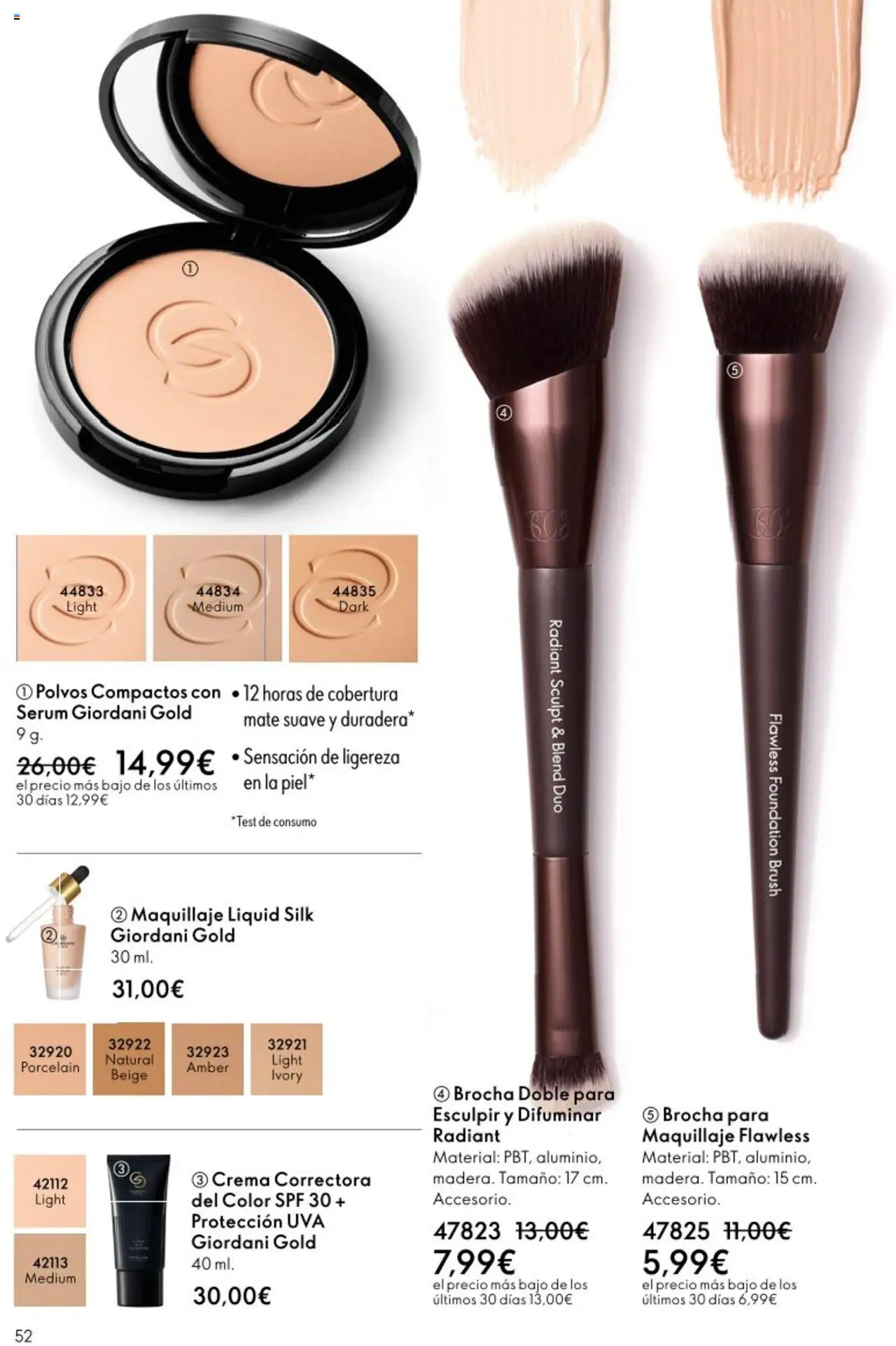 Oriflame - Catálogo Campaña 13 │ válido desde el 14.09.2025 | Página: 52 | Productos: Maquillaje, Sérum, Crema, Brocha