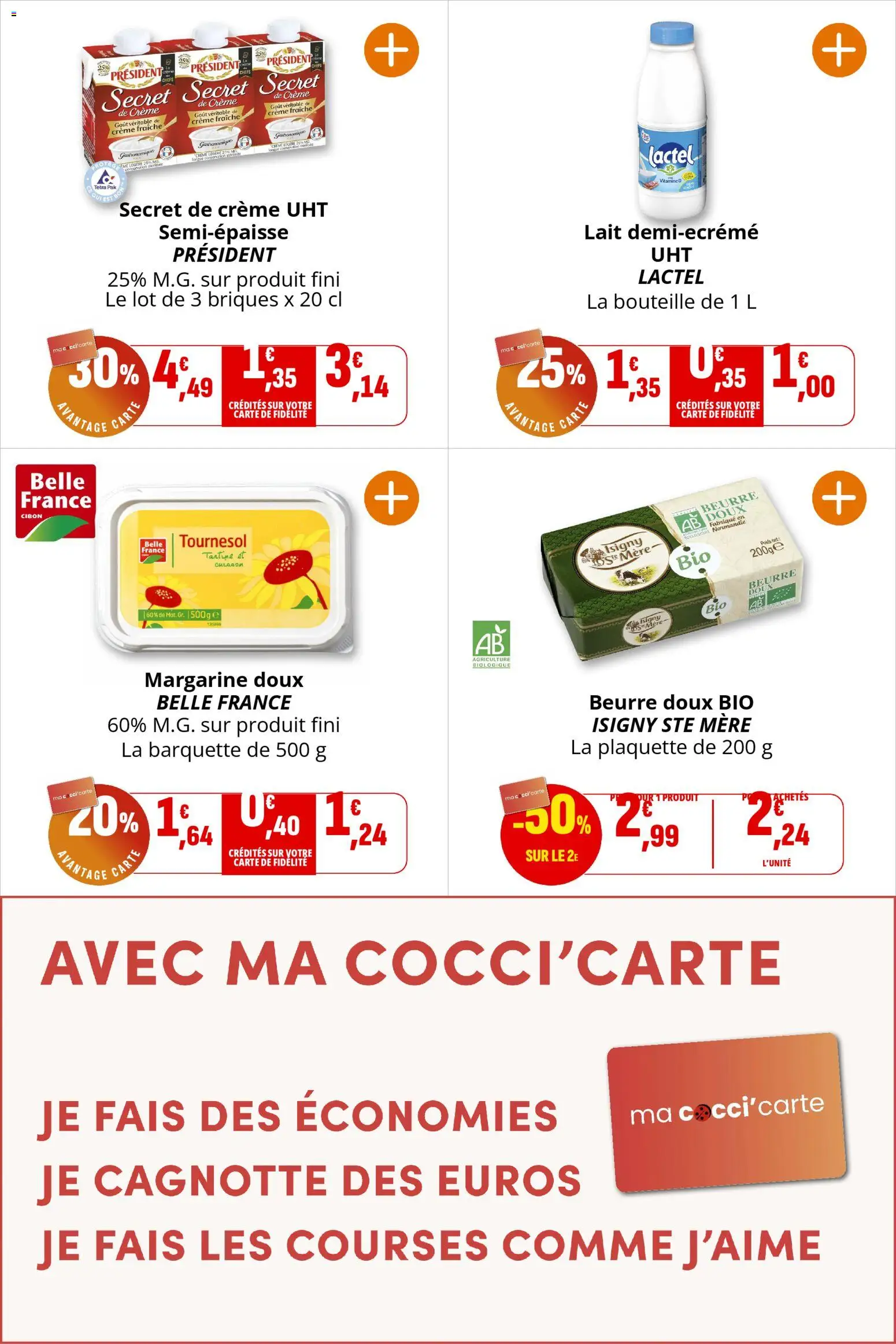 {H1} | Page: 15 | Produits: Briques, Lait, Beurre, Crème fraiche