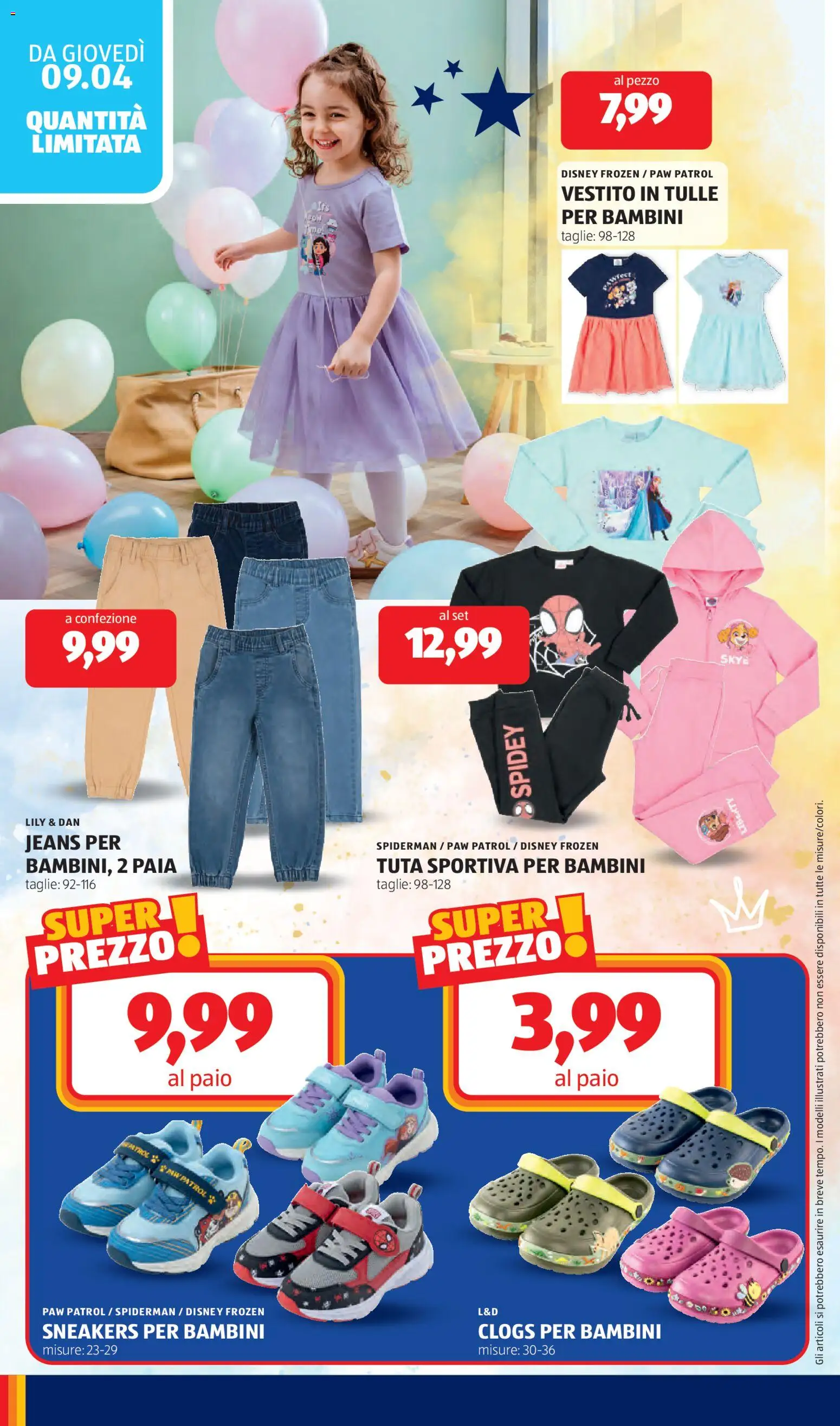 Volantino Aldi del 06.04.2026 | Pagina: 26 | Prodotti: Sneakers, Vestito, Jeans