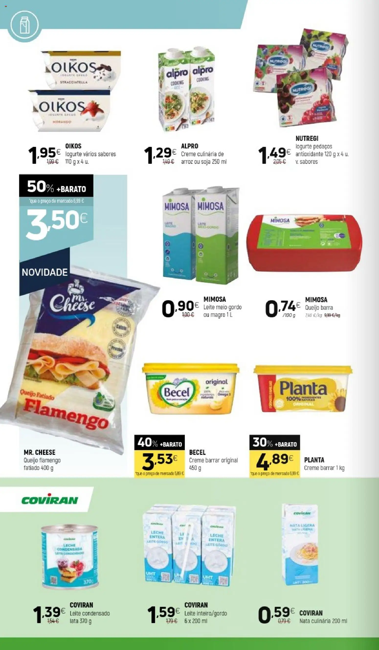 Coviran - folheto │ válido de 16.12.2025 | Página: 4 | Produtos: Soja, Leite, Nata, Creme