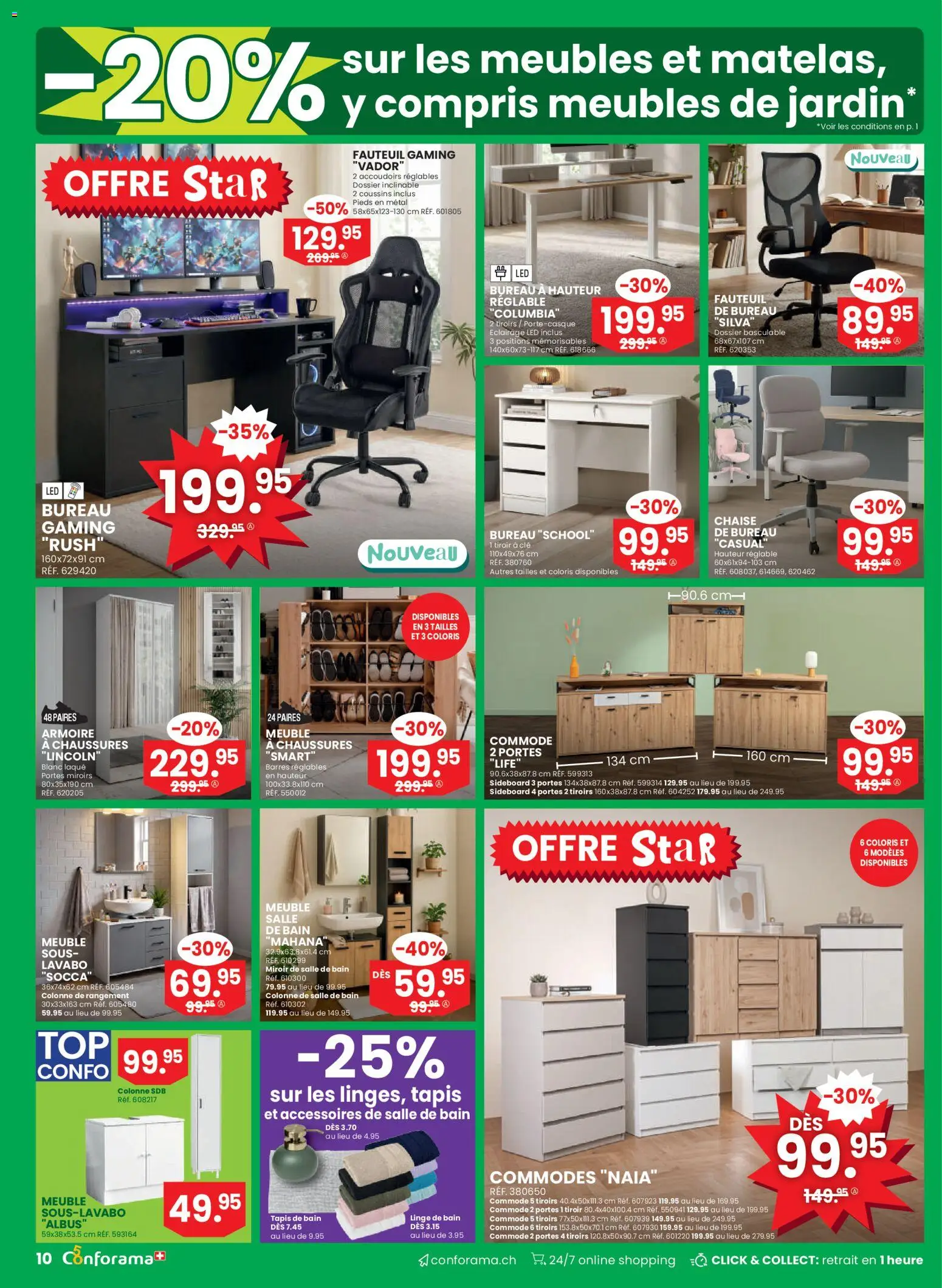 Conforama aktionen FR – gültig ab 08.04.2026 | Seite: 10 | Produkte: Sideboard
