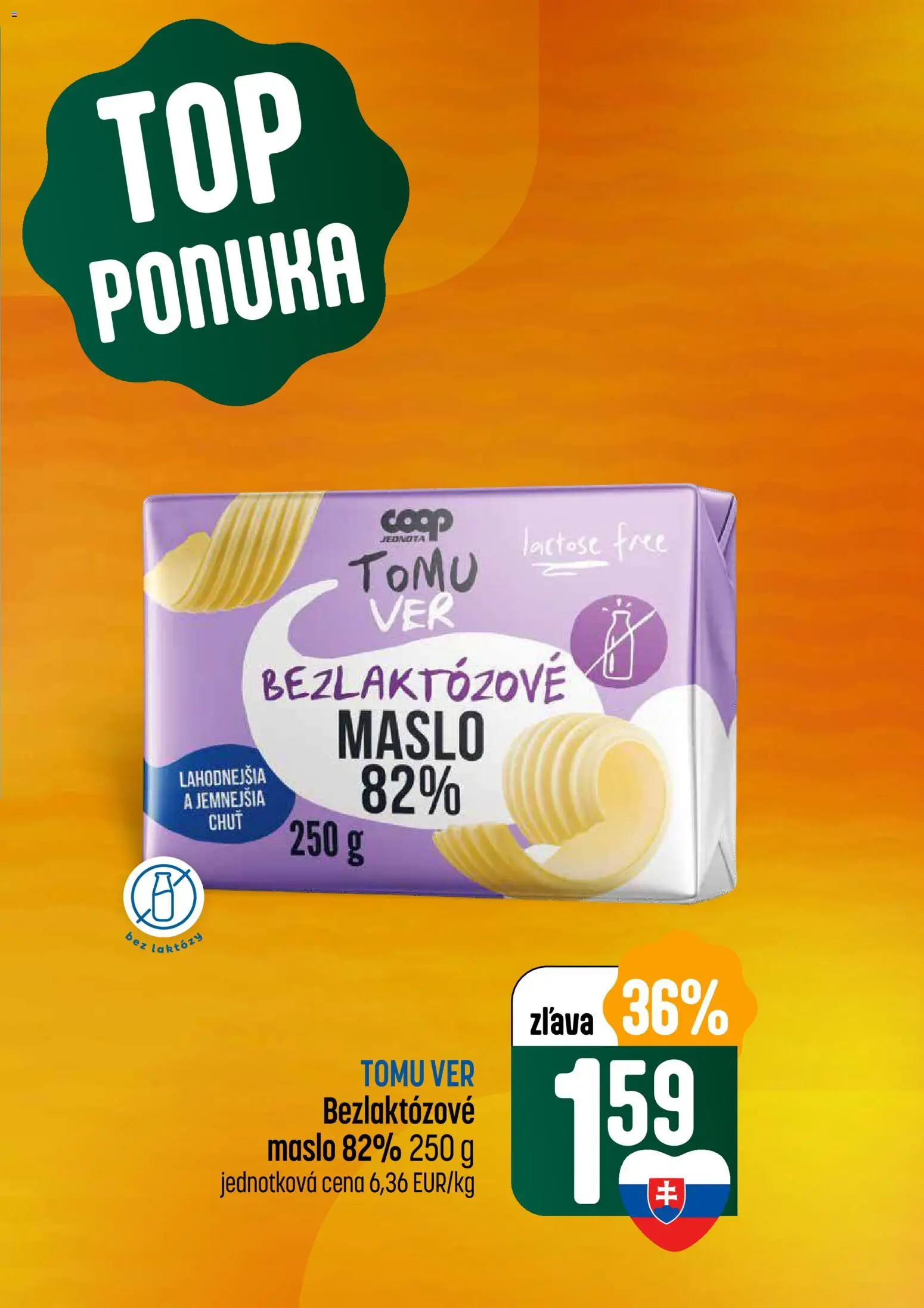Nové COOP Jednota akcie – leták je platný od 05.03.2026 | Strana: 3 | Produkty: Maslo